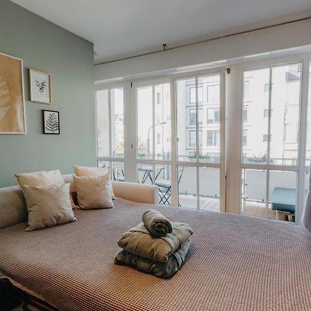 Traber Apartments Im Herzen Leipzigs Balkon Parkplatz ภายนอก รูปภาพ